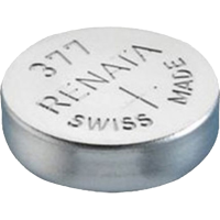 Элем.пит"RENATA"(R377,оксид-серебр)1шт 
Элем.пит"RENATA"(R377,оксид-серебр)1шт
