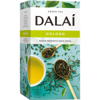 

Чай зеленый "DALAI" (Oolong) 25х1.8г