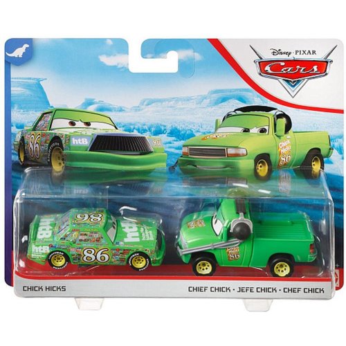 Машинки игрушечные «Mattel»Cars 3,зеленые, 2шт