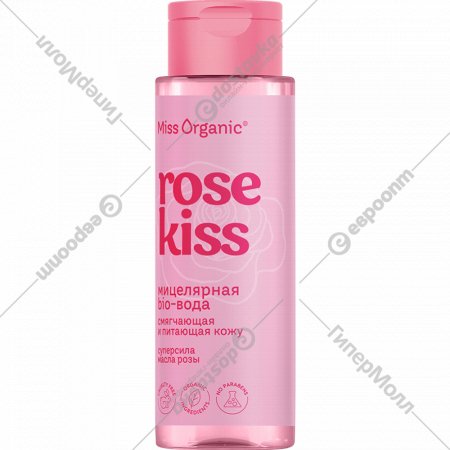 Вода мицеллярная «Miss Organic» Rose Kiss, смягчающая и питающая, 190 мл