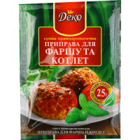 

Приправа "ДЕКО" (к фаршу и котлетам) 25г