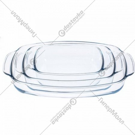 Комплект посуды для микроволновой печи «Termisil» PZ00017A, 3 предмета