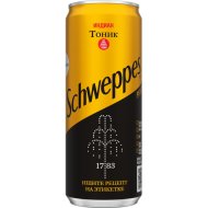 Напиток«SCHWEPPES»(инд.тоник,ж/б)0.33л
