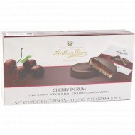 Шоколадные конфеты с марципаном «Anthon Berg» вишня в роме, 220 г