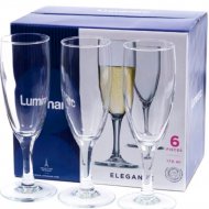 Набор бокалов для шампанского «Luminarc» Elegance, 6 шт, 170 мл