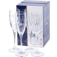 Набор стеклянных бокалов для шампанского «Lounge club» 170 мл., 4 шт.