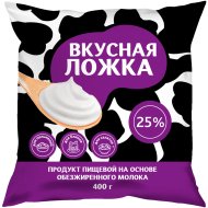 Пищевой продукт на основе обезжиренного молока «Вкусная ложка» 25%, 400 г