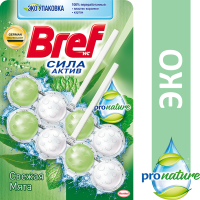 

Средство д/унит."BREF"(свежая мята)2х50г