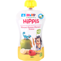 

ДП"HiPP"(ябл/банан малина злаки) 100г