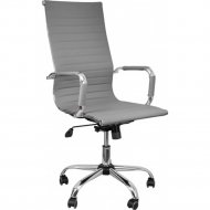 Компьютерное кресло «AksHome» Elegance New, экокожа, серый