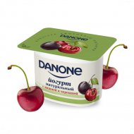 Йогурт «Danone» с вишней и черешней, 2.9%, 110 г