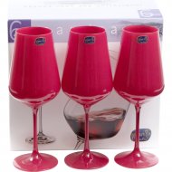Набор бокалов для вина «Crystalex» Sandra, 40728/D4600/450, 450 мл, 6 шт