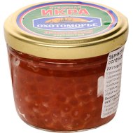 Икра лососевая кеты «Охотоморье» отборная, 100 г