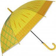 Зонт-трость «Михи-Михи» Ананас с 3D эффектом, желтый, 80 см