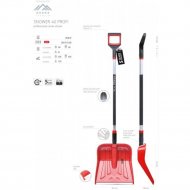 Лопата для уборки снега «Prosperplast» Snower 40 Profi, IAR40LXP-R444, красный