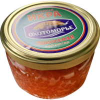 

Икра кета"ОХОТОМОРЬЕ"200г