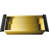 Коландер для мойки «Omoikiri» СО-02-PVD-LG нержавеющая сталь/светлое золото, 4999003