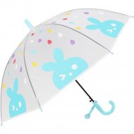 Зонт-трость «Михи-Михи» Зайчик, голубой, 80 см