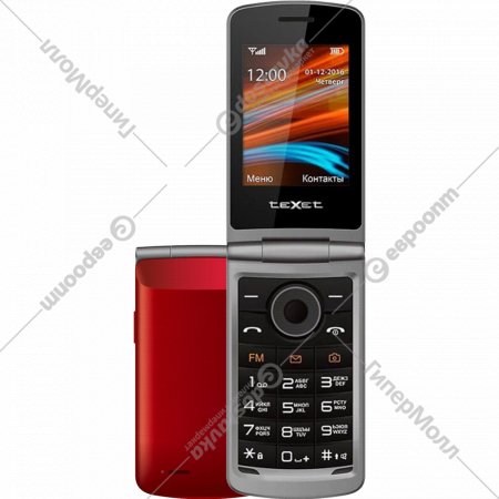 Мобильный телефон «Texet» TM-404, красный