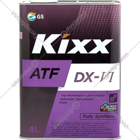 Трансмиссионное масло «Kixx» ATF DX-VI, L252444TE1, 4 л