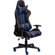 Компьютерное кресло «AksHome» Gamer, экокожа, черный/синий
