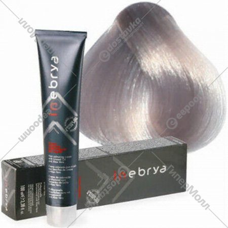 Крем-краска для волос «Inebrya» семена льна и алоэ, Silver, 100 мл