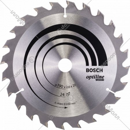 Диск пильный «Bosch» Optiline Wood 2608640615