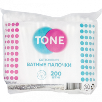 

Ватные палочки а/з "TONE" 200 шт.