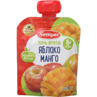 

Пюре "Semper" (яблоко-манго) 90