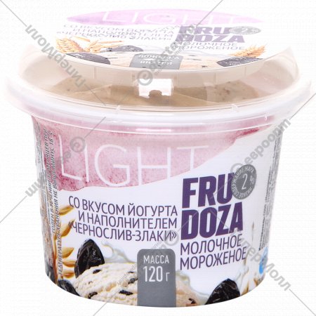 Мороженое «Frudoza» Light, чернослив-мюсли, 120 г