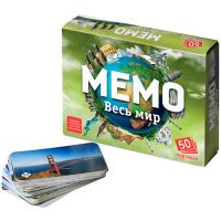 

Игра детская настольная "МЕМО.ВЕСЬ МИР"