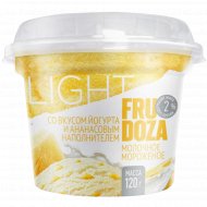 Мороженое «Frudoza» йогурт и ананасовый наполнитель, 120 г