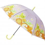Зонт-трость «Михи-Михи» Цветочки с 3D эффектом, желтый