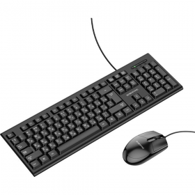 Кла­ви­а­ту­ра + мышь «Borofone» BG6, черный