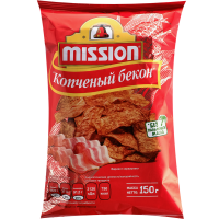 

Чипсы кукур"MISSION"(со вкус.бекона)150г