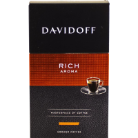 

Кофе молотый "DAVIDOFF"(rich aroma)250г