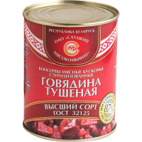 

Говядина тушеная (стерил,в/с) 0.338кг