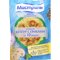 

Гарнир"МИСТРАЛЬ"(Булгур с грибами)230г
