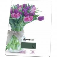 Кухонные весы «Матрена» MA-037, тюльпаны