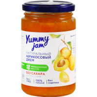 

Джем"YUMMYJAM"(арбикос)без сахара 350г