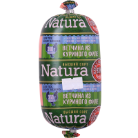 

Ветчина "NATURA" (в/с,кур) Инко 360г