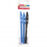 Набор ручек шариковых «Attache» 0.5 мм, 2 ручки, синий, черный