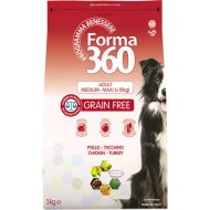 Корм для собак «Pet360» Forma 360,Medium/Maxi, курица/индейка, 104449, 3 кг