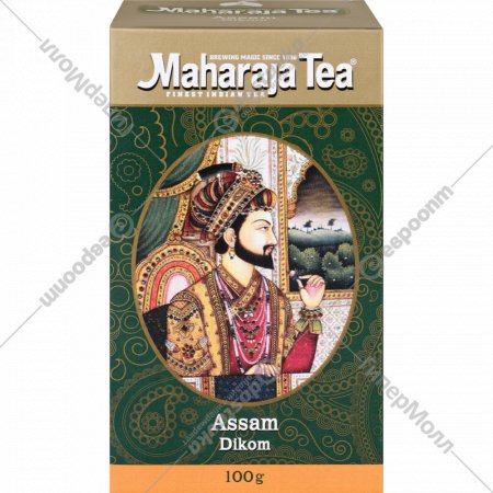 Чай черный «Maharaja Tea» Ассам Диком индийский байховый, 100 г