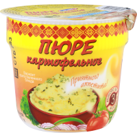 

Сухое карт.пюре "МИРА" (стакан,грибы)40г