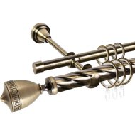 Карниз «АС Форос» Grace, D25К/16Г, Антик, Версус, составной, 2.8 м