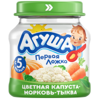 

Пюре "АГУША" (капуста цвет/морк/тык) 80г