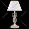 Прикроватная лампа «Евросвет» Strotskis, 10054/1, белый с золотом/прозрачный хрусталь