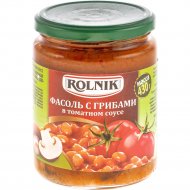 Фасоль с грибами «Rolnik» в томатном соусе, 430 г