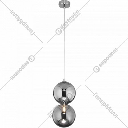 Подвесной светильник «Евросвет» 50092/1, хром/дымчатый, a060589